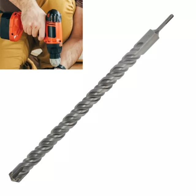 Hammer Drill Bit 2‑ Tool For Concrete Natural Stone 32mmx600mm☯