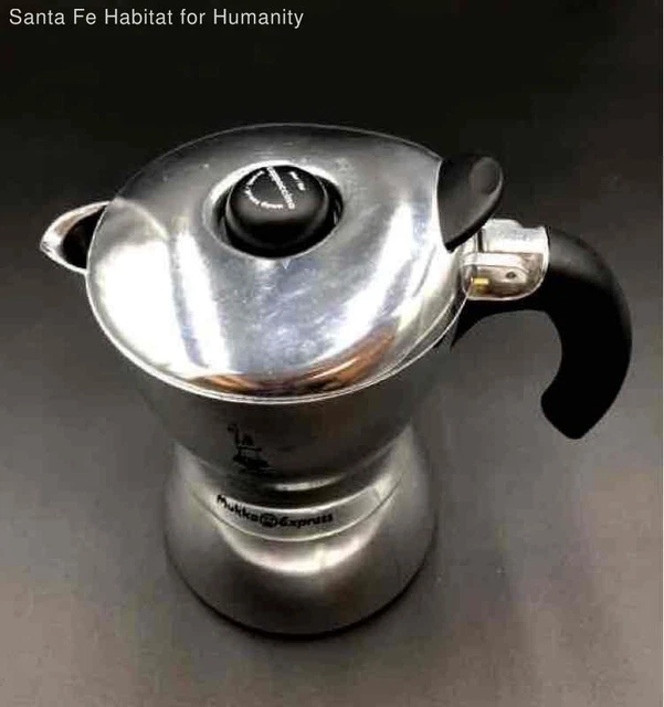 BIALETTI MUKKA EXPRESS Stove Top Espresso / Cappuccino Maker 2 Cup