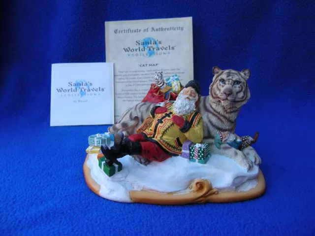 Santa's World Travels Collection "Cat Nap" Maruri Ltd Edition #SWT-9603