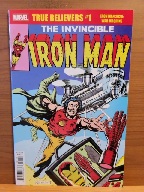 True Believers: Iron Man 2020 War Machine #1 NM Marvel 2020