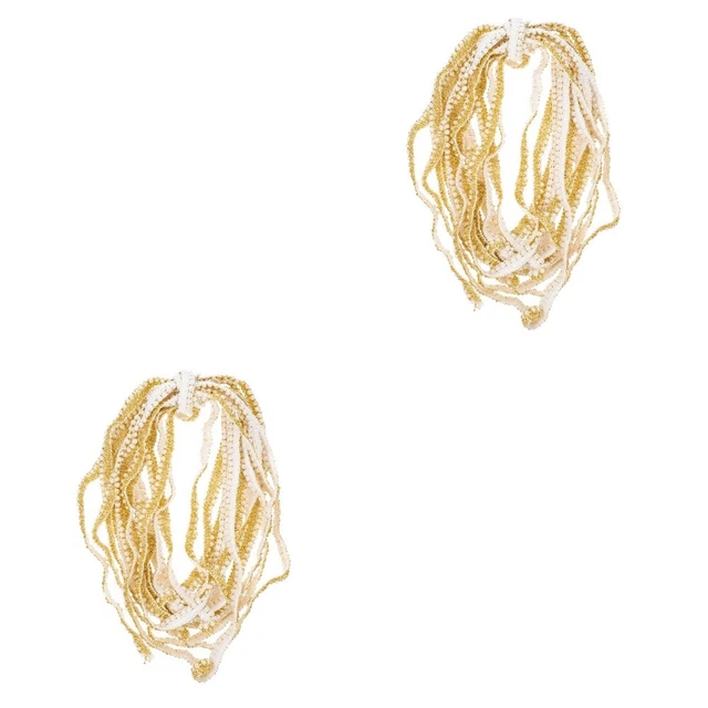 2x Hand-made Dekoration Zarte Floral Spitze Trim Für Kleidung Decor Handwerk