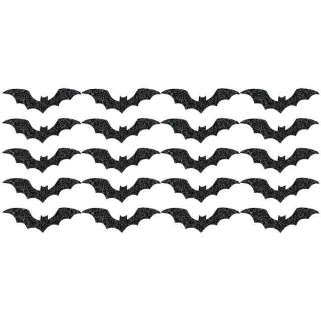 20 Pcs Non-woven Halloween Tableware Accessories Bat Decor Decorations