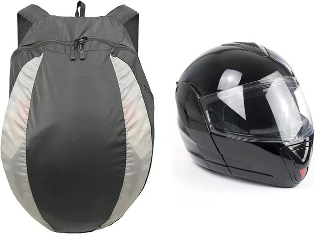 Scoutteemo Sac À Dos Pour Casque De Moto, Imperméable, Adapté Au Rangement, Lége