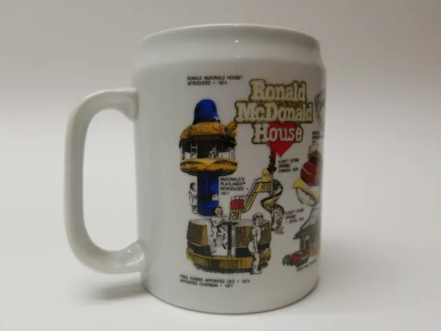 Ronald McDonald House 1974-1984 Ray Kroc Coffee Mug Cup Made in USA Mcdonalds 3