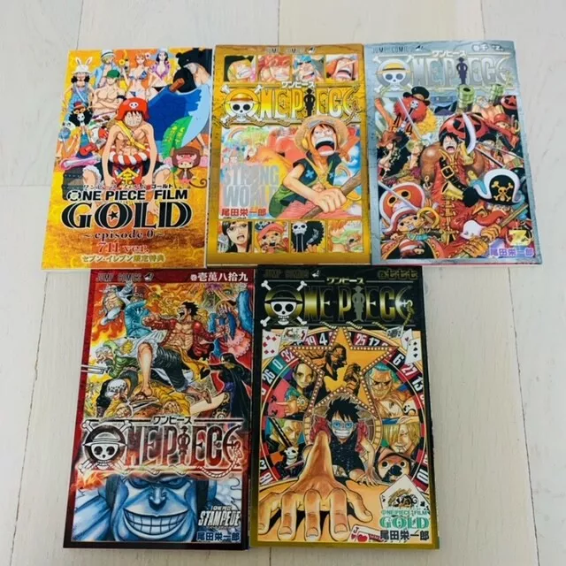 One Piece Film Vol.0, 7-11Ver.Gold, 777, 1000, 10089 Theater Limited Book  Movie