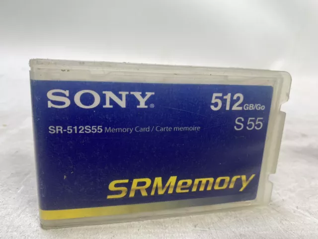 Sony SR-512S55 Sr Tarjeta de Memoria 512GB