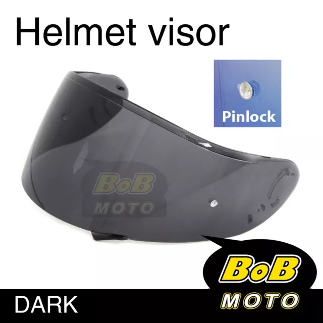 Smoke Motorcycle Tinted Shield Helmet Visor Pinlock Fit Shoei Neotec GT-Air AU