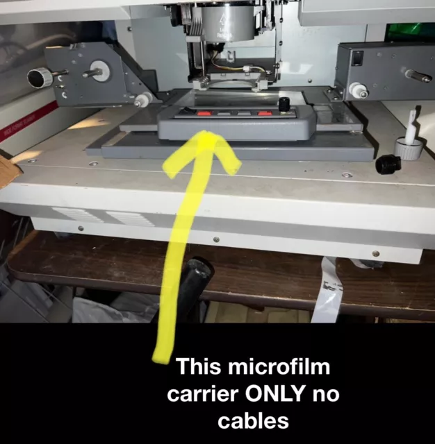 Carrier only MINOLTA MS7000 MKII MICROFILM SCANNER MORE PART LISTINGS SOON