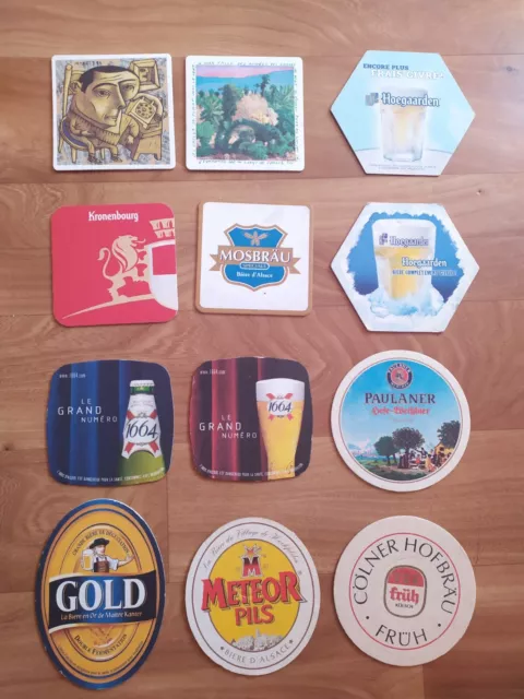 Lot sous bocks bières  - collection: