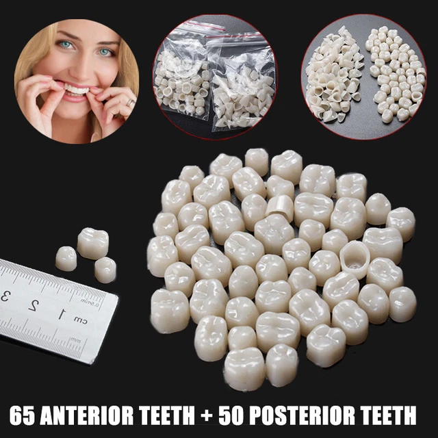 115pcs Resin Dental Temporary Crown Material For Anterior & Molar J