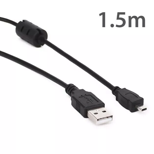 USB cable for Nikon Coolpix 7900, 8400, 8800, P5100, P5000, P520, P510 - 1.5m