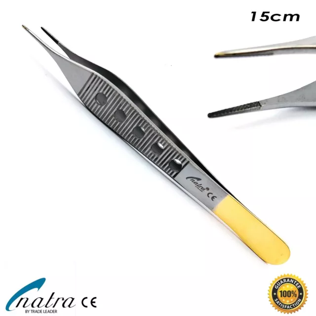 TC Adson Fabric Tweezers 15 CM Surgical Anatomical Op Forceps