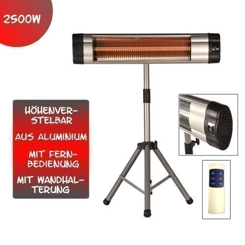 B-WARE: Heizstrahler Standheizer 2500 Watt 2500-RC 84 x 180 x 85 cm