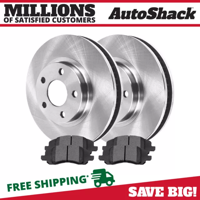 Front Brake Rotors & Pads for Jeep Patriot Compass Dodge Avenger Chrysler 200 V6