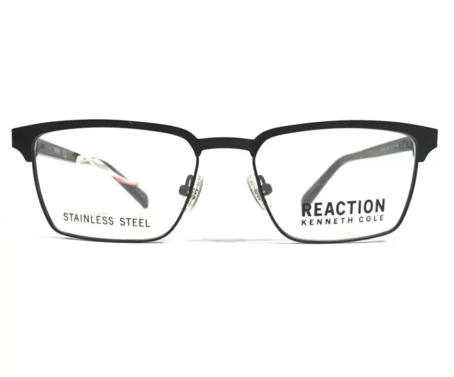 Kenneth Cole REACTION KC0797 Black 002 Metal Optical Eyeglasses Frame 51-17-140 2