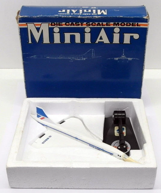CONCORDE BRITISH AIRWAYS 1:240 mini air modern toys japan EUR 100,00 - FR