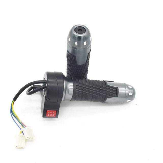 Poignée D'accélérateur électrique Universelle 12V-72V Pour Motos, Miniscooters Et Vélos Tout-terrain - 22 Mm / 25 Mm - 3 Fils - Installation Facile