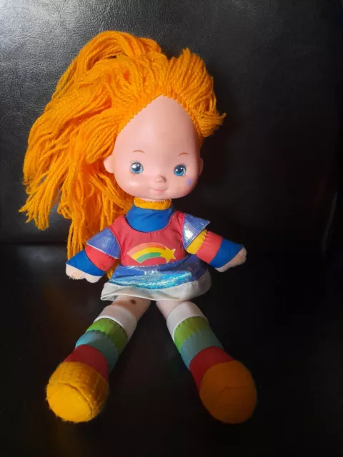 LARGE ORIGINAL RAINBOW BRITE DOLL 18" tall soft toy HALLMARK MATTEL VINTAGE 1983