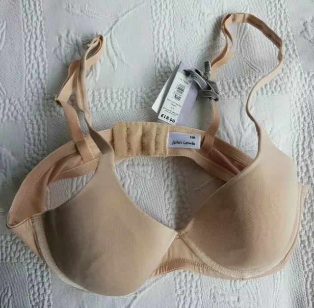 JOHN LEWIS 3352 Womens Nude Padded Underwired T-Shirt Bra / Size