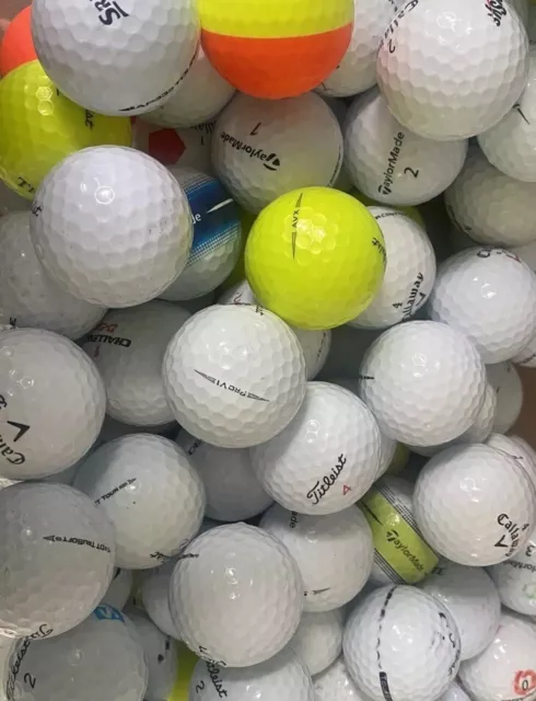 15 X Premium Golf Balls. ProV 1, Callaway, Nike, Srixon, Titleist, Taylormade