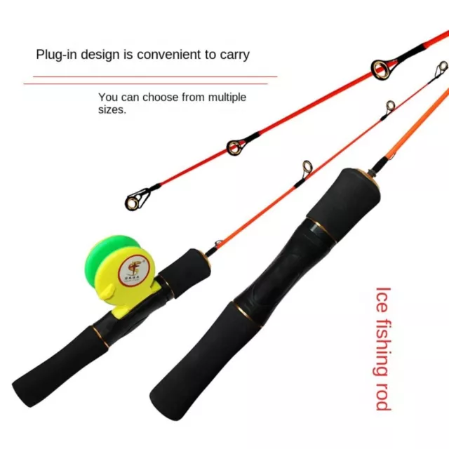 RETRACTABLE ICE FISHING Rods Spinning Ice Fishing Rod Winter