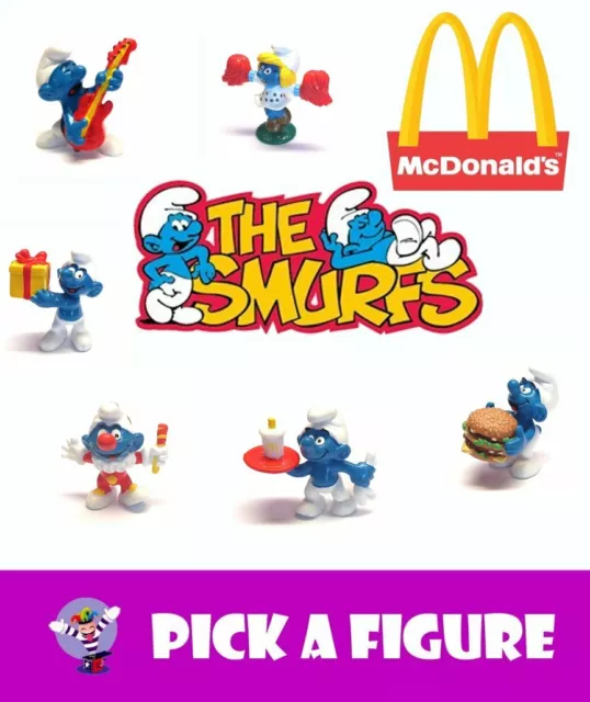 Vintage Peyo / Schleich Smurf Figures ~ McDONALDS SMURFS ~ Loads to Choose From