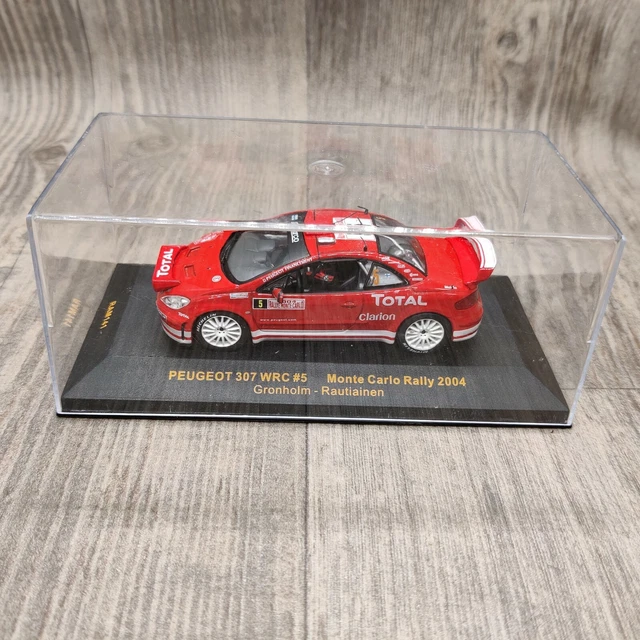 Maquette Solido 1/18 Peugeot 307CC WRC Monte-Carlo 2004 N°5 - Réf. 9044 - Neuf