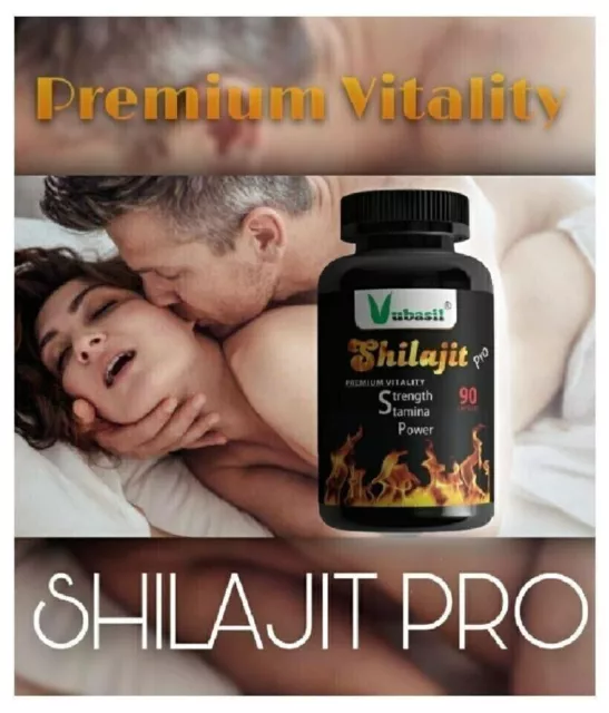 Vubasil - Pro High Strength Musli Safed Shilajit Caps Ashwagandha Extract Pack