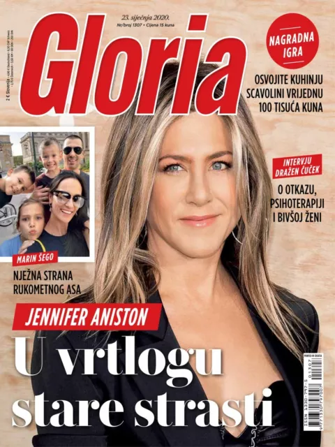 GLORIA #1307 2020 CROATIAN CELEBRITY MAGAZINE cover JENNIFER ANISTON