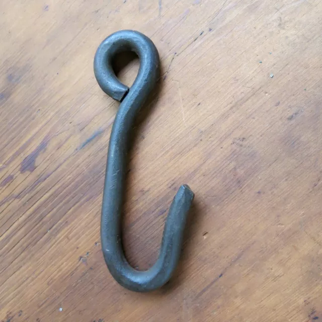 Vintage Unique Hand Forged Wrought Iron Hook