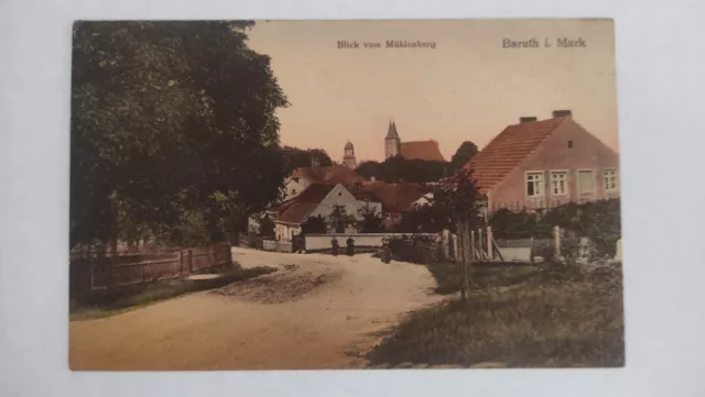 alte Postkarte Baruth/Mark Mühlenberg ≈1920 aus Nachlass Sammlung