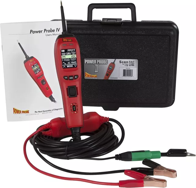 Power Probe 4 Diagnostic & Electronic System Tester for 12v-24v with LCD Screen