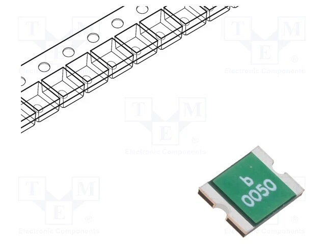 Sécurité: Ptc Polymère Imax: 100A 500mA Geh : 1812 0ZCG 0ZCG0050FF2C Smd-Polyme