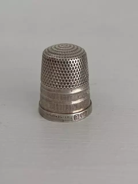 STERLING SILVER THIMBLE Charles Horner