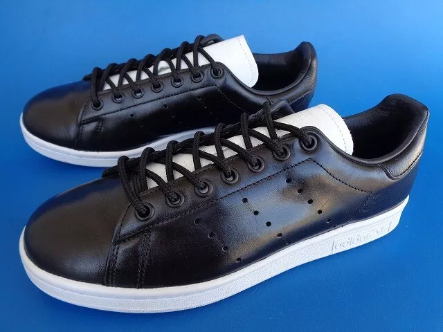 2016 Adidas Originals Stan Smith Black White Leather S80018 without box Us7.5