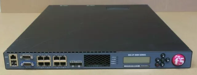 F5 Networks Big-IP 3600 Series 1U LTM Local Traffic Manager Appliance + 1x PSU