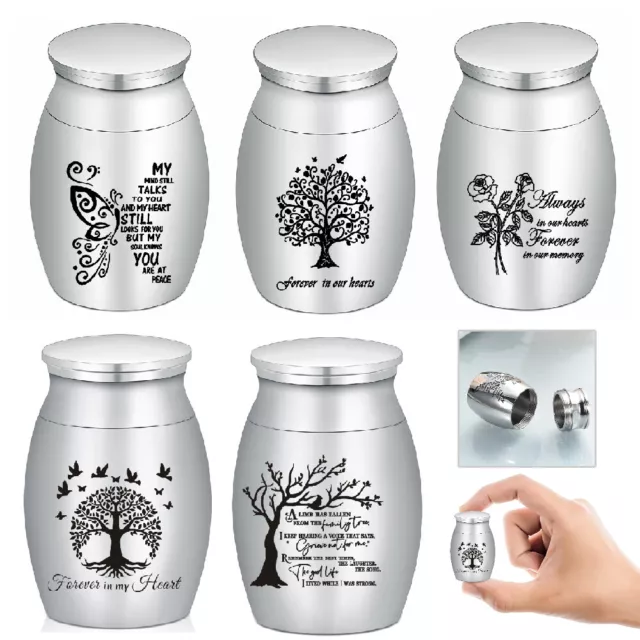 30*40mm Small Cremation Keepsake Urns For Ashes Stainless Steel Mini Cremation U