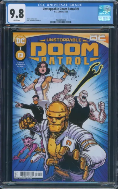 Unstoppable Doom Patrol #1 CGC 9.8 1st Appearance of Beast Girl Cover A DC 2023