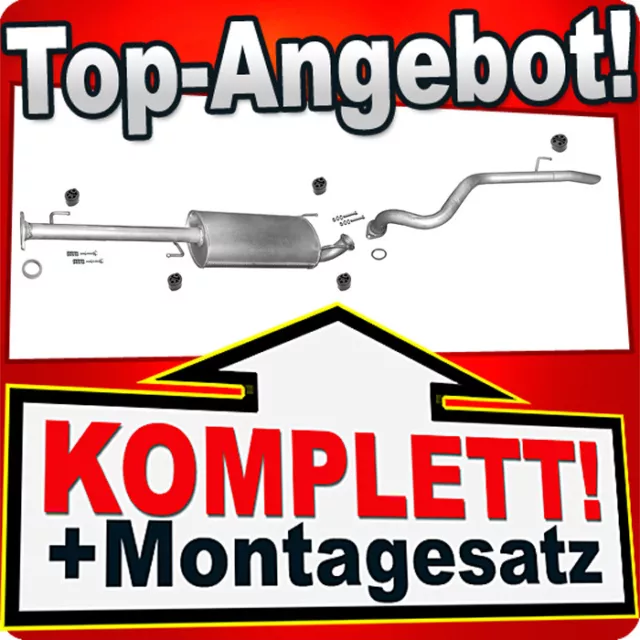 Auspuff für TOYOTA LAND CRUISER (J12) 3.0 TD-4D 5-Türen Auspuffanlage