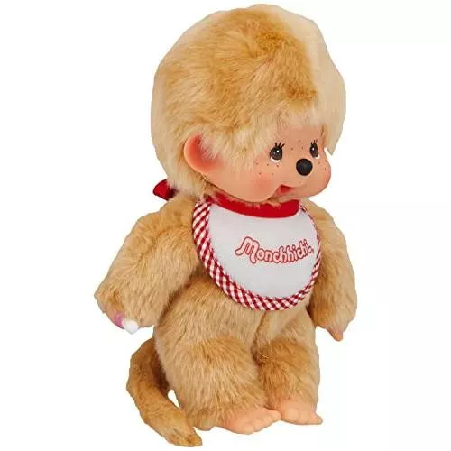 Monchhichi Premium Standard S size Plush Doll Beige Boy 7.5inch SEKIGUCHI Japan 2