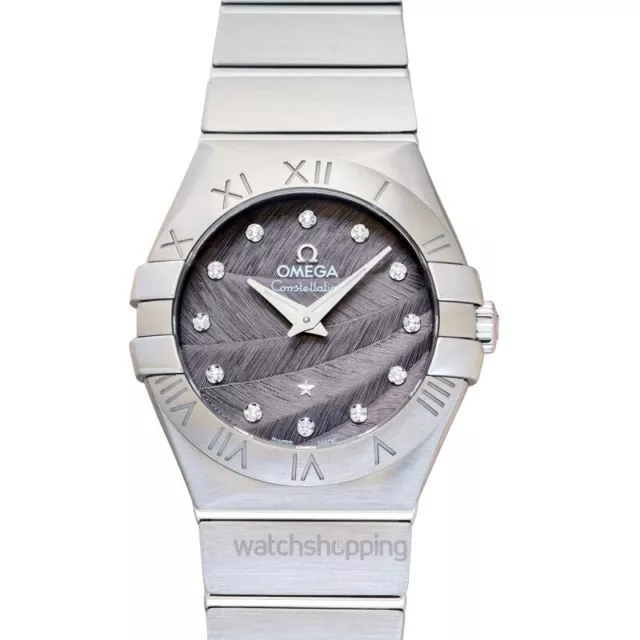 OMEGA  Constellation  123.10.27.60.56.001 Grey Dial Lady's Watch Genuine
