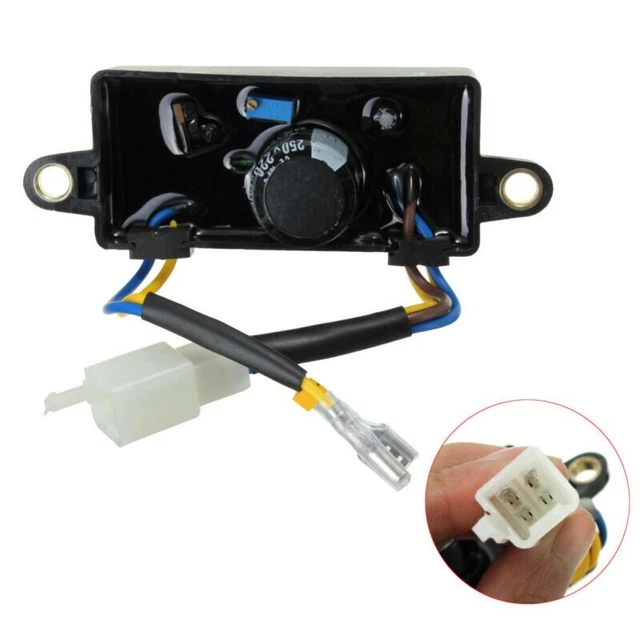 Régulateur De Tension AVR TT08-4C Pour Groupe électrogène 2-3kW - Carte De Commande, Stabilisateur 220V