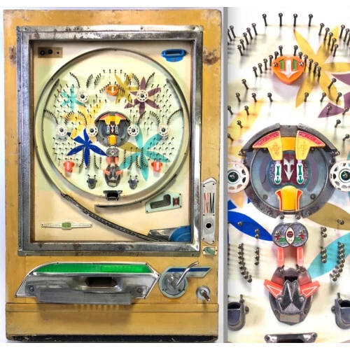 Pachinko retro handmade New Matsuya Sangyo single-shot type Showa 40's Masamura