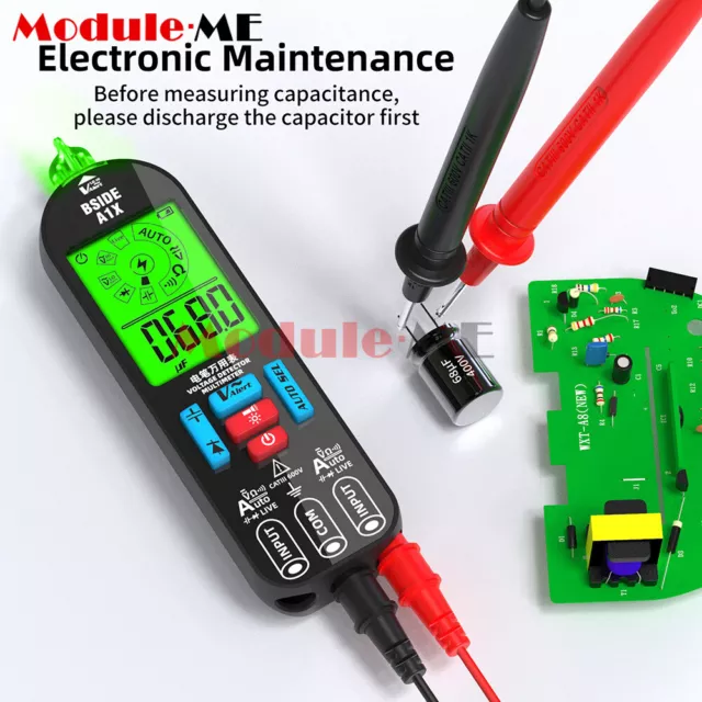 A1X Mini Multimeter LCD Digital Tester Voltage Detector DC/AC Voltage Resistance