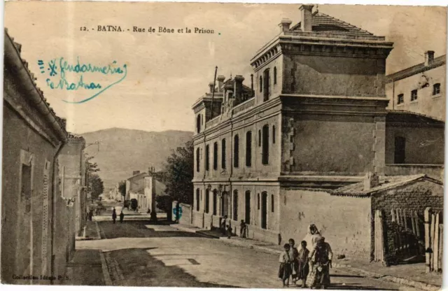 CPA AK Algérie-Batna-Rue de Bone et la Prison (238679)