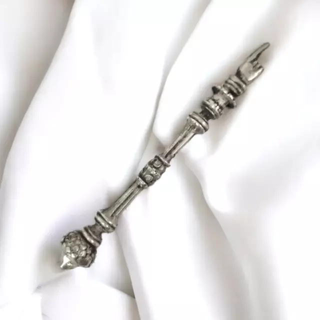 Sterling Silver Jewish Torah Pointer Yad Judaica Hand Bible Sefer Book Prayer