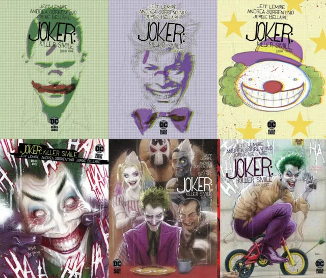 Joker: Killer Smile (#1, #2, #3 inc. Variants, 2019-2020)