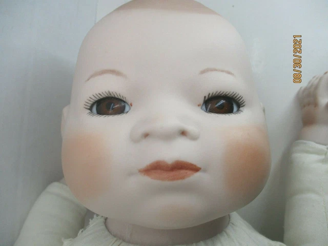 Bisque/ Porcelain Cloth Reproduction Bye-Lo Baby 19” Copr by Grace S Putnam Doll 6