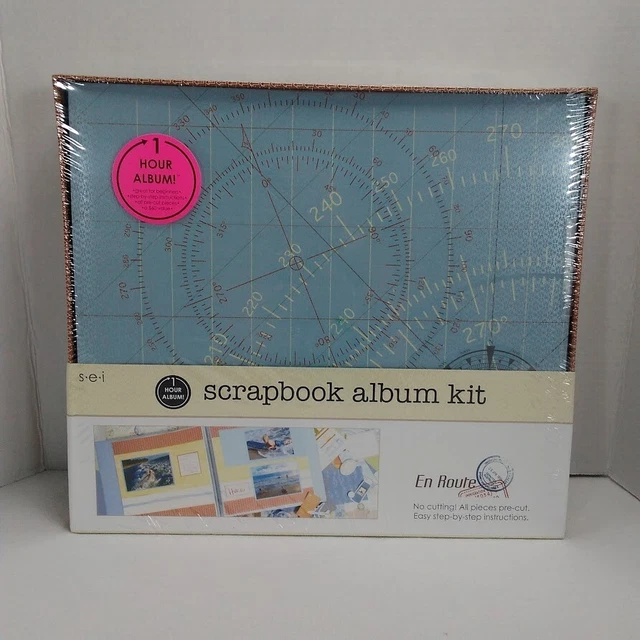 Kit de álbum de recortes en caja 1 hora 20 páginas SEI en ruta