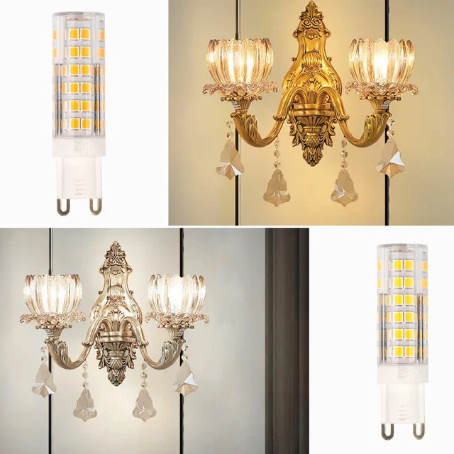 G9 7W LED Glühbirnen Kapsel ersetzen Halogenlampe warm kühl weiß AC220-240V 3